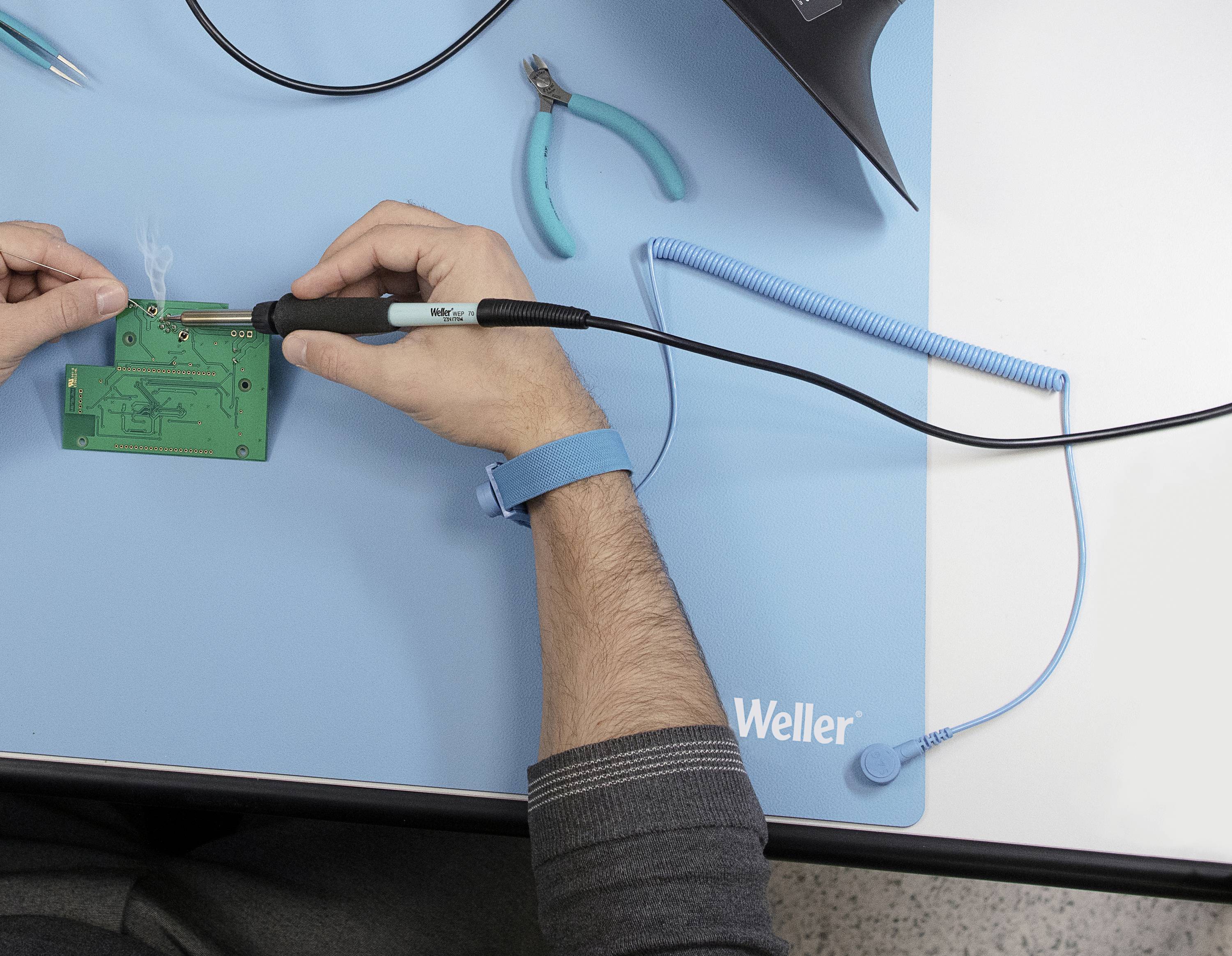 Weller Bracelet antistatique (ESD) bleu