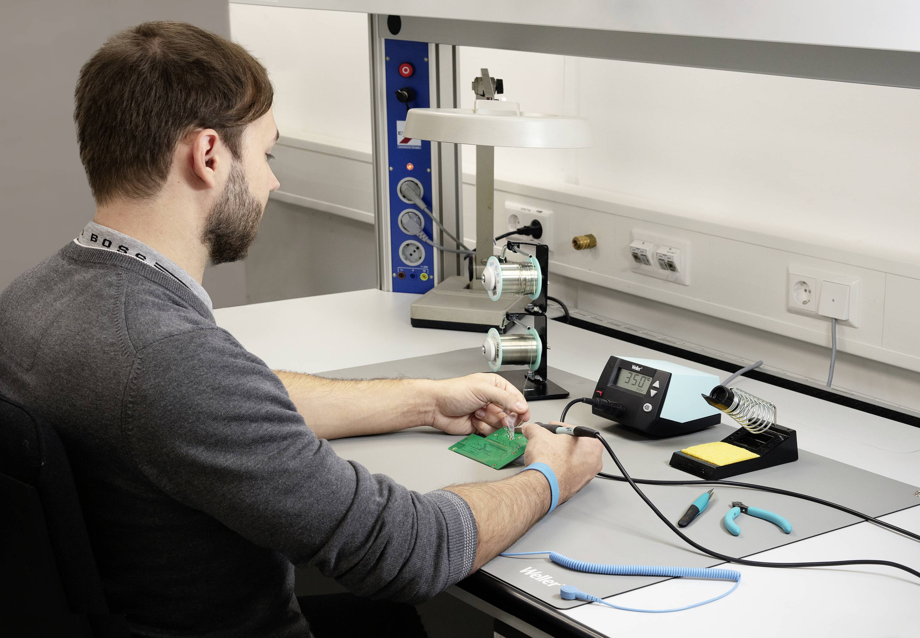 Weller Bracelet antistatique (ESD) bleu