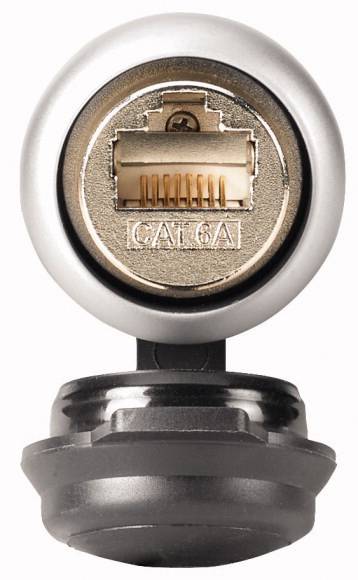 Eaton M22-RJ45-CAT6A Embase femelle à encastrer RMQ Titan EP-400122 Boîtier mâle RJ45 1 pc(s)