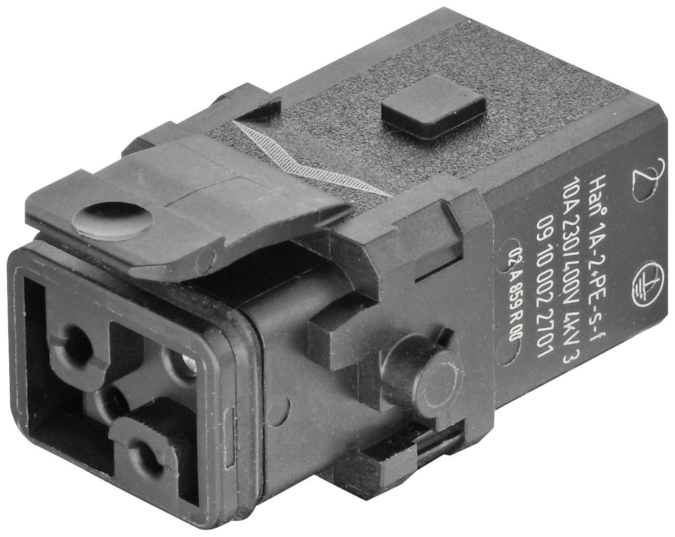 Connecteur Han 1A-2+PE-S-f latch 09100022701 HARTING 1 pc(s)