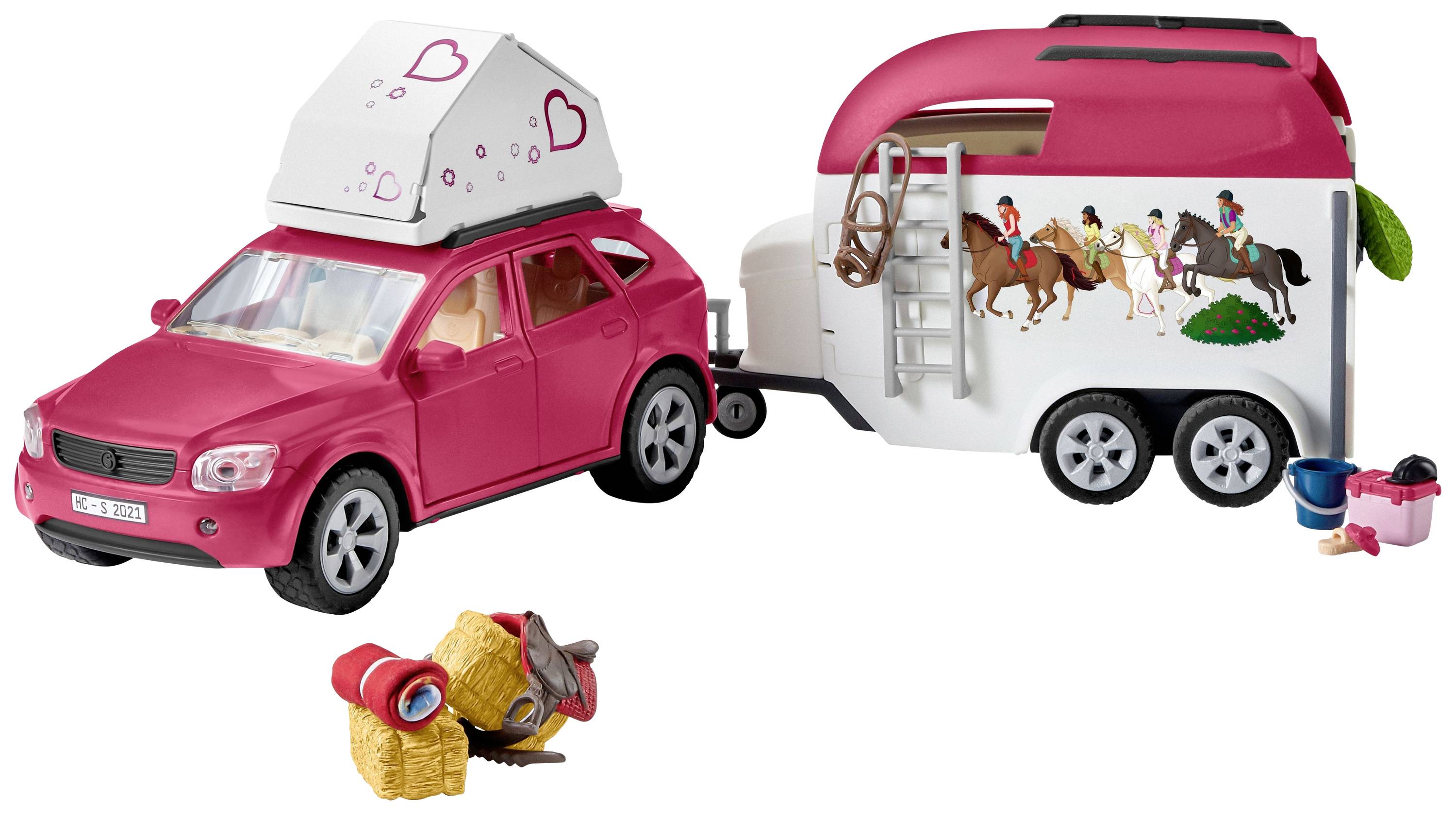 Schleich® Horse Club 42535 Abenteuer mit Auto und Pferdeanhänger