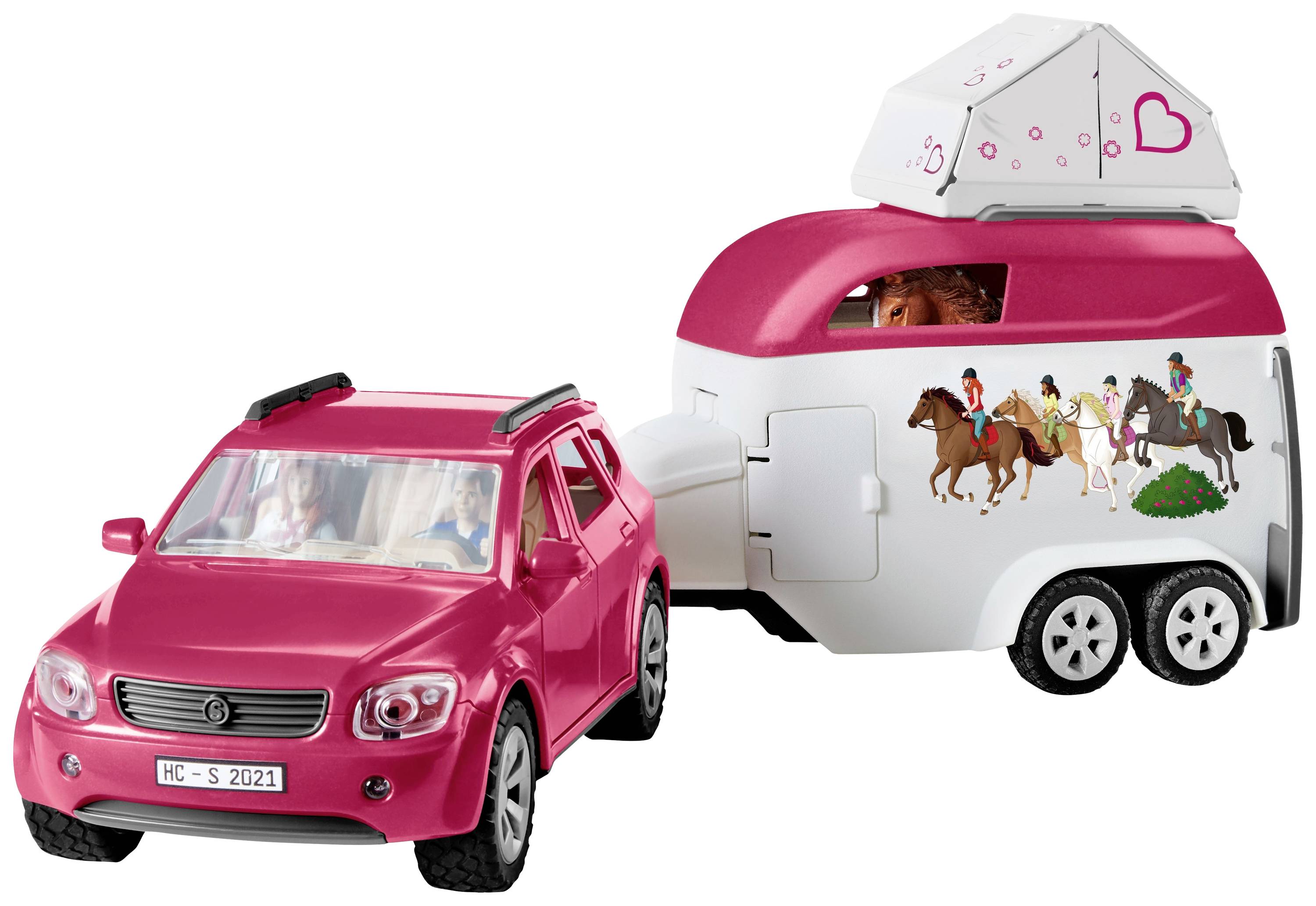 Schleich® Horse Club 42535 Abenteuer mit Auto und Pferdeanhänger