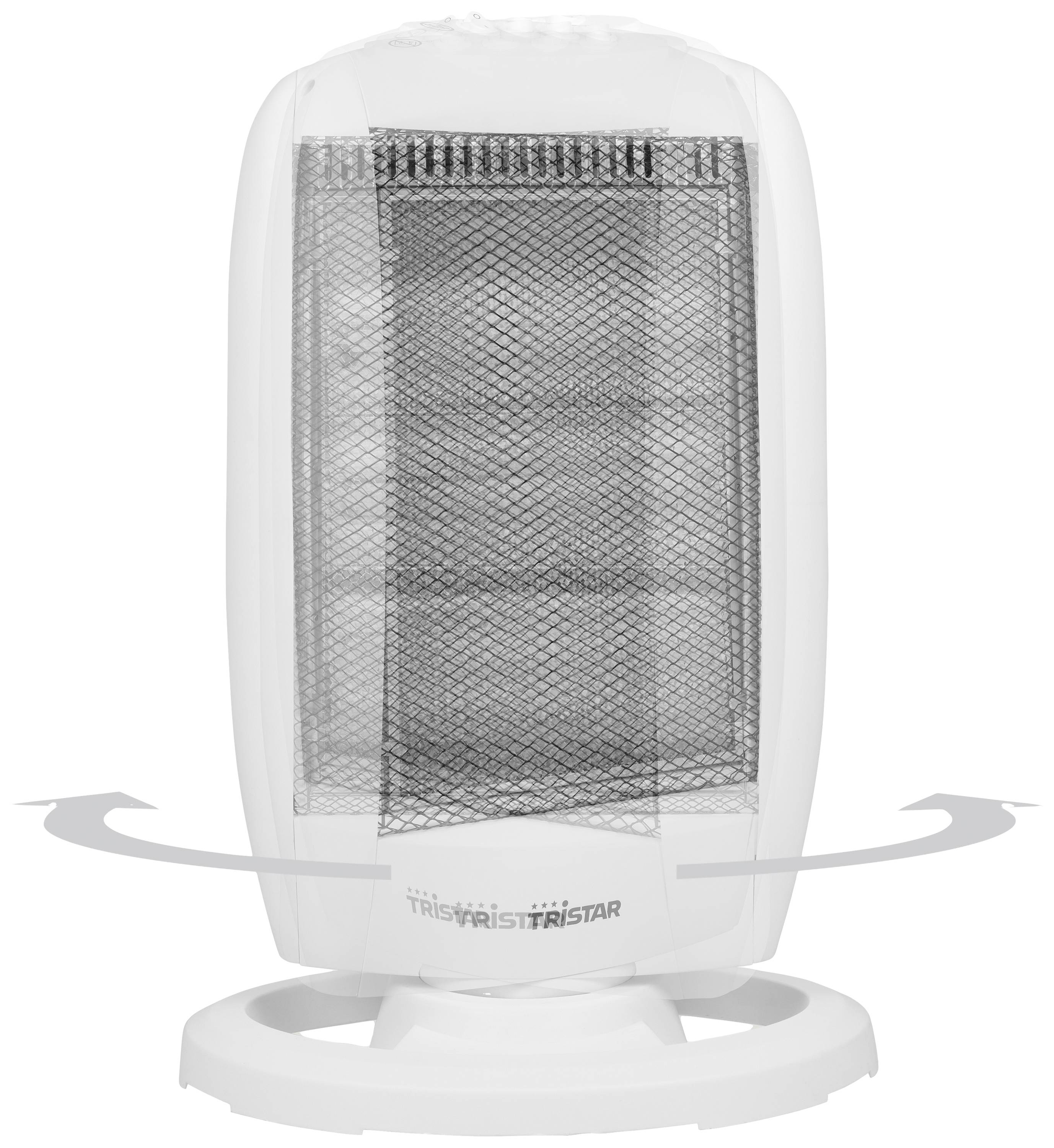 Tristar KA-5129 Chauffage halogène 400 W, 800 W, 1200 W 38 m³ blanc