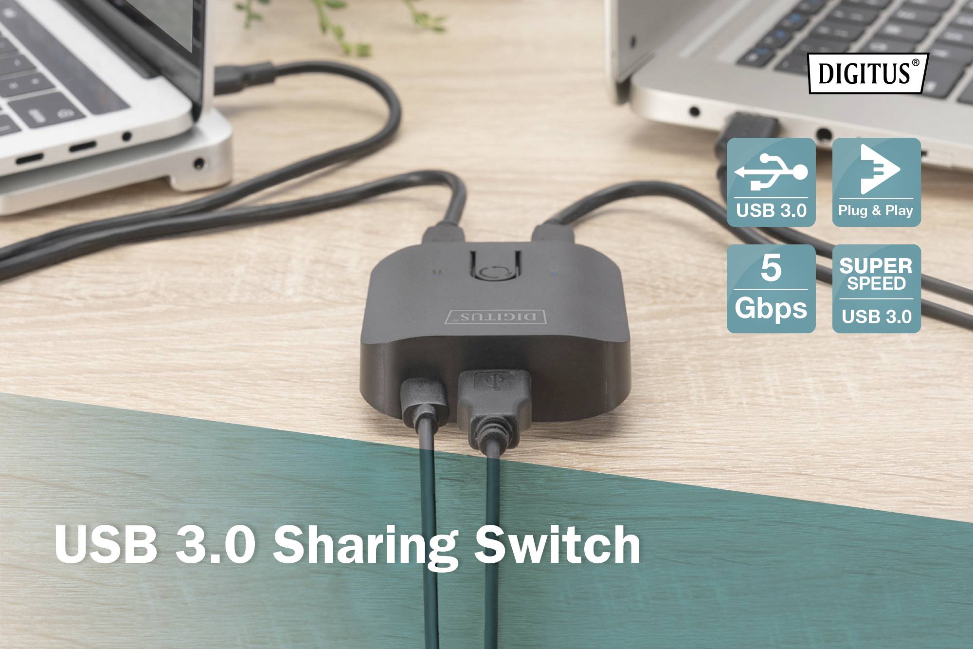 Digitus USB 3.1 Gén 1 (USB 3.0) Adaptateur DA-73300-2