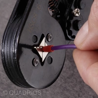 Quadrios 22C428 Embout simple d'extrémité de câble 1.5 mm² partiellement isolé noir 1 set Quadrios 22C428 Embout simple d'extrémité de câble 1.5 mm² partiellement isolé noir 1 set