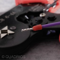 Quadrios 22C428 Embout simple d'extrémité de câble 1.5 mm² partiellement isolé noir 1 set Quadrios 22C428 Embout simple d'extrémité de câble 1.5 mm² partiellement isolé noir 1 set