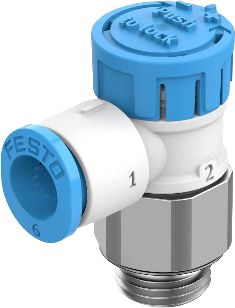 FESTO Clapet anti-retour à étranglement 8068726 VFOE-LE-T-G18-Q6 0.2 à 10 bar Filetage extérieur G1/8" 1 pc(s)