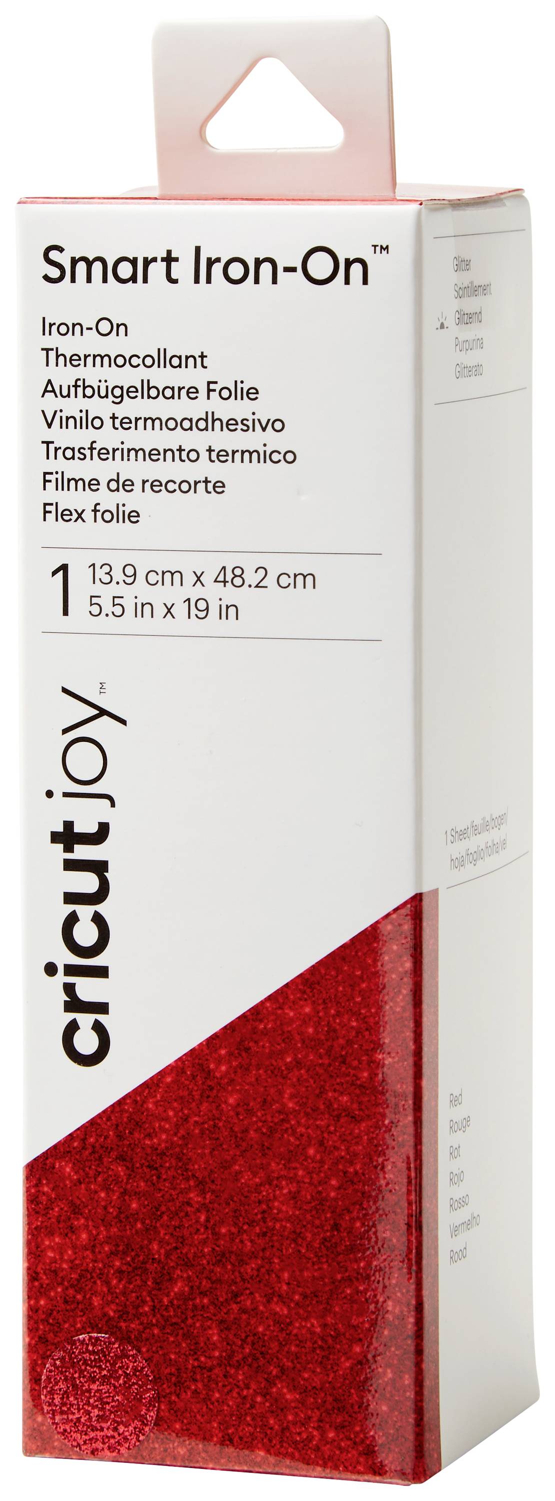 Cricut Joy Smart Iron-On Film rouge