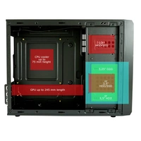 Micro-tour LC Power 1404MB Boîtier PC noir Micro-tour LC Power 1404MB Boîtier PC noir