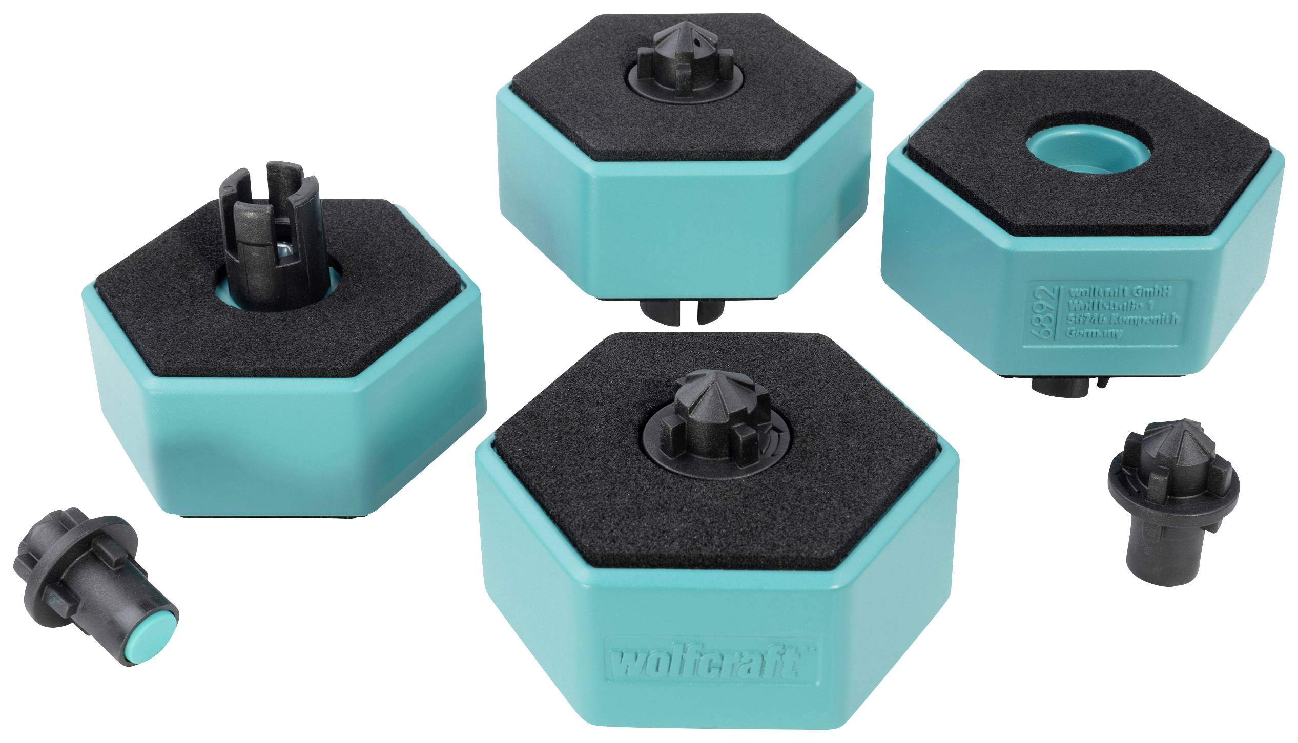 Wolfcraft 6892000 4 supports de pièces multifonctions Support pour pièce