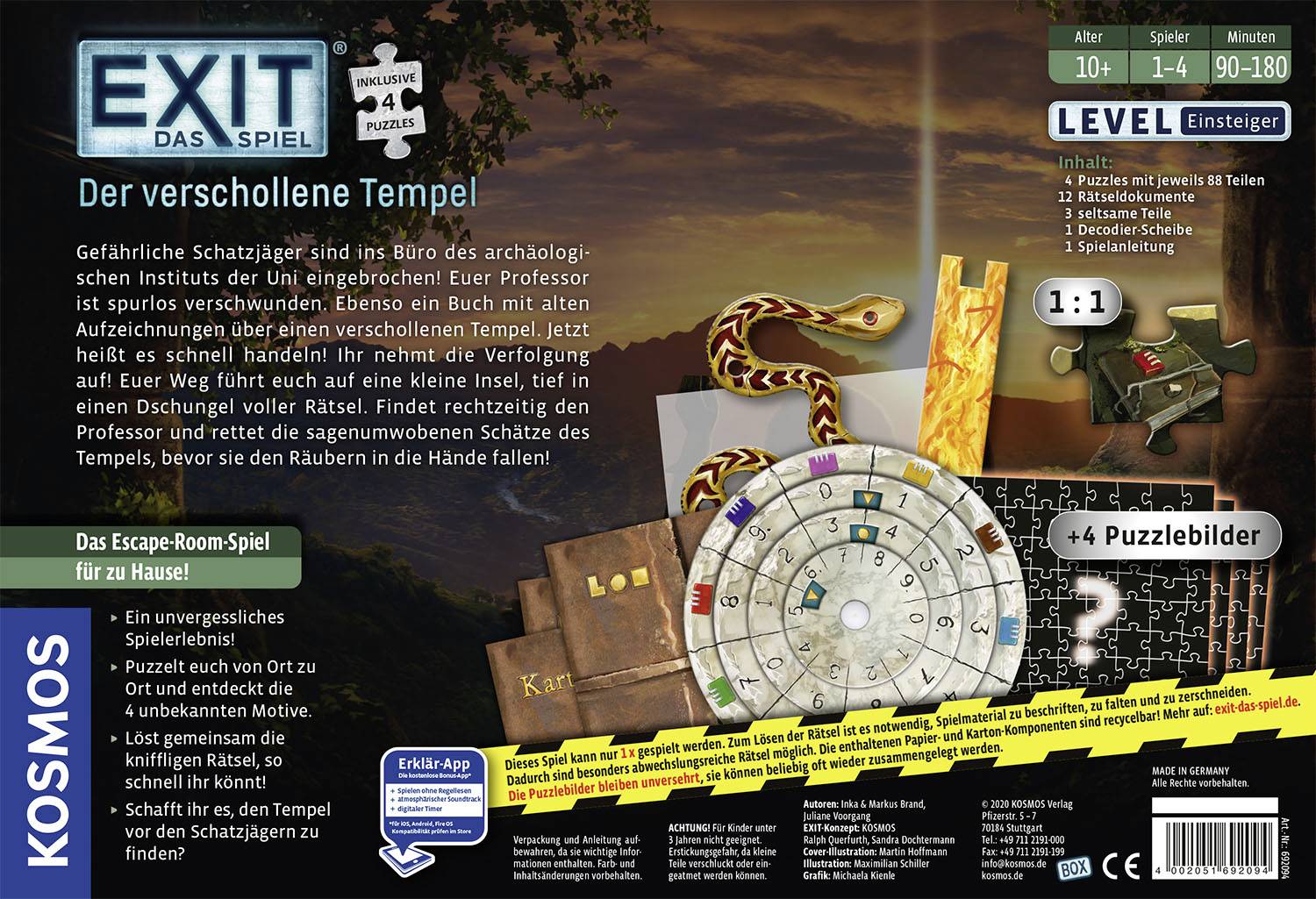 Exit® - Das Spiel + Puzzle: Der Verscho