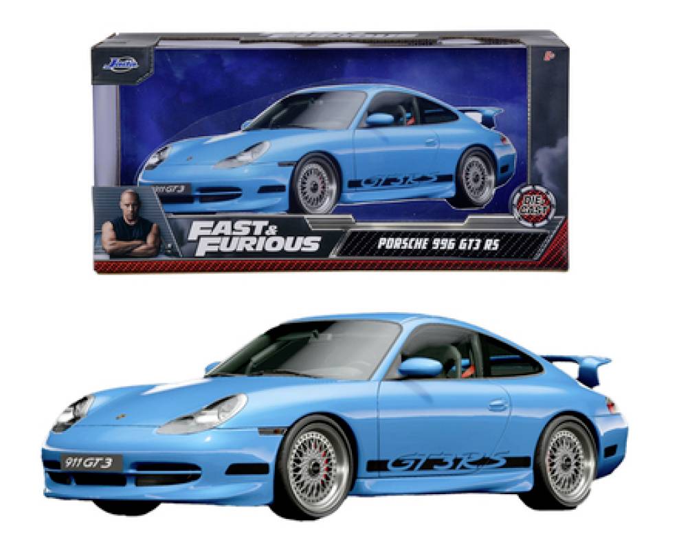 JADA TOYS F&F Brian's Porsche 996 GT3 RS 1:24 Modèle réduit de voiture