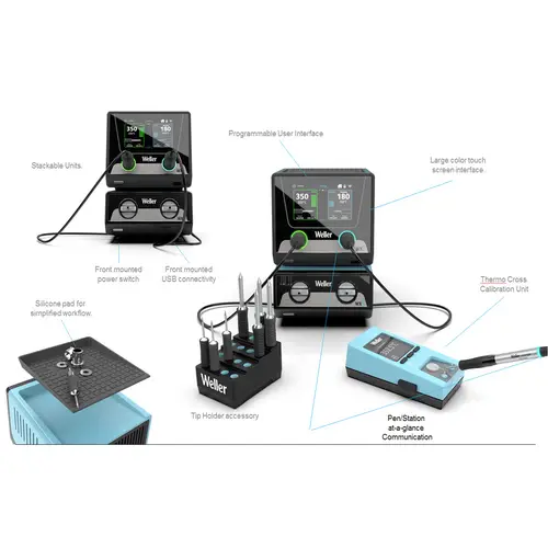 Alimentation pour station de soudage;Weller Wxsmart numérique 300 W +100 - +450 °C Alimentation pour station de soudage;Weller Wxsmart numérique 300 W +100 - +450 °C