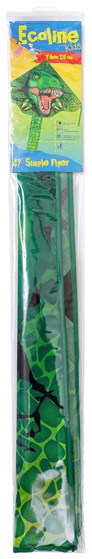 Ecoline 1 ligne Cerf-volant Prospectus simple T-Rex Envergure (détails) 1200 mm Force du vent supportée 2 - 5 bft