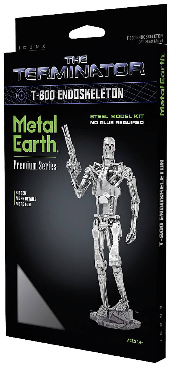 Metal Earth Iconx Terminator - T-800 Endoskeleton Kit en métal
