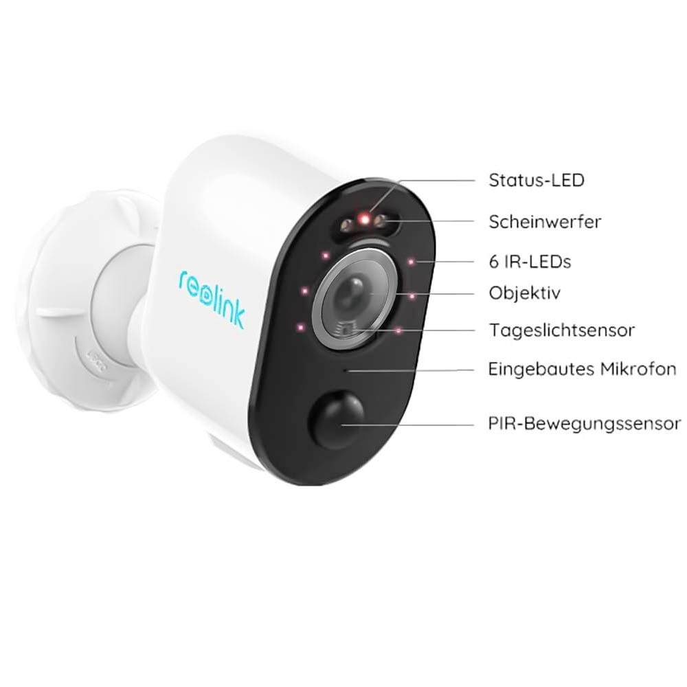 rla3pl Reolink Argus 3 Plus Wi-Fi IP Caméra de surveillance 2560 x 1440 pixels