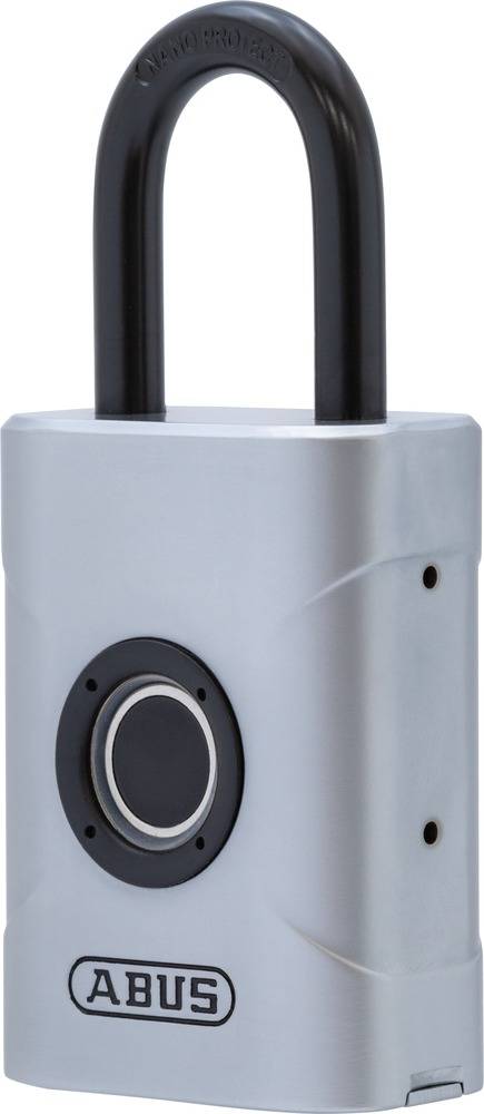 ABUS ABVS62575 Cadenas 45 mm argent serrure à empreinte digitale