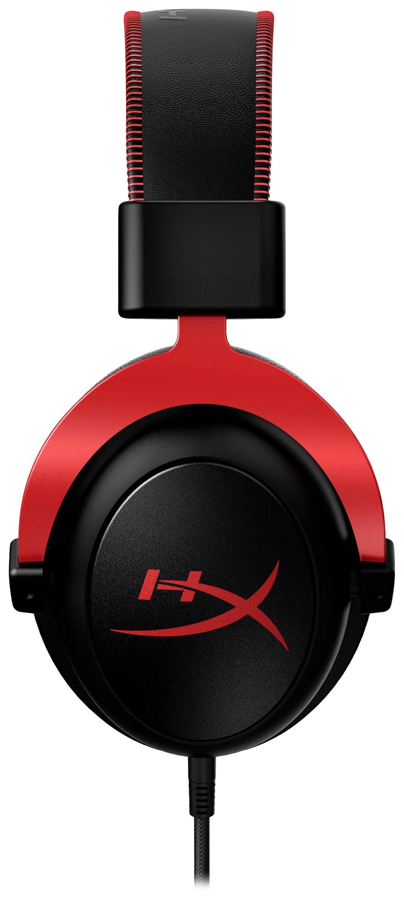HyperX Cloud II Red Gaming Micro-casque supra-auriculaire filaire Stereo noir/rouge