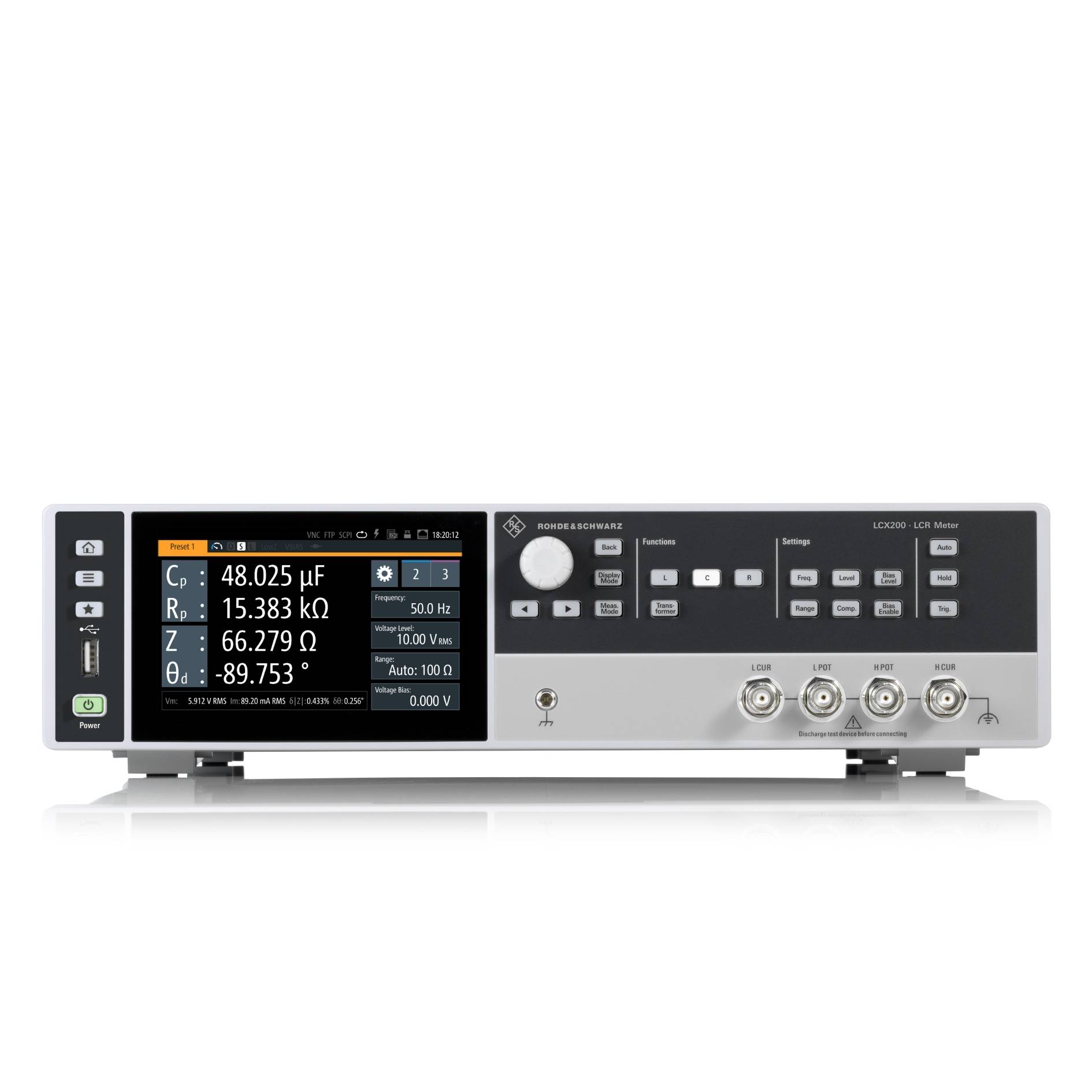 Rohde & Schwarz R&S® LCX200COM Pont de mesure LCR numérique