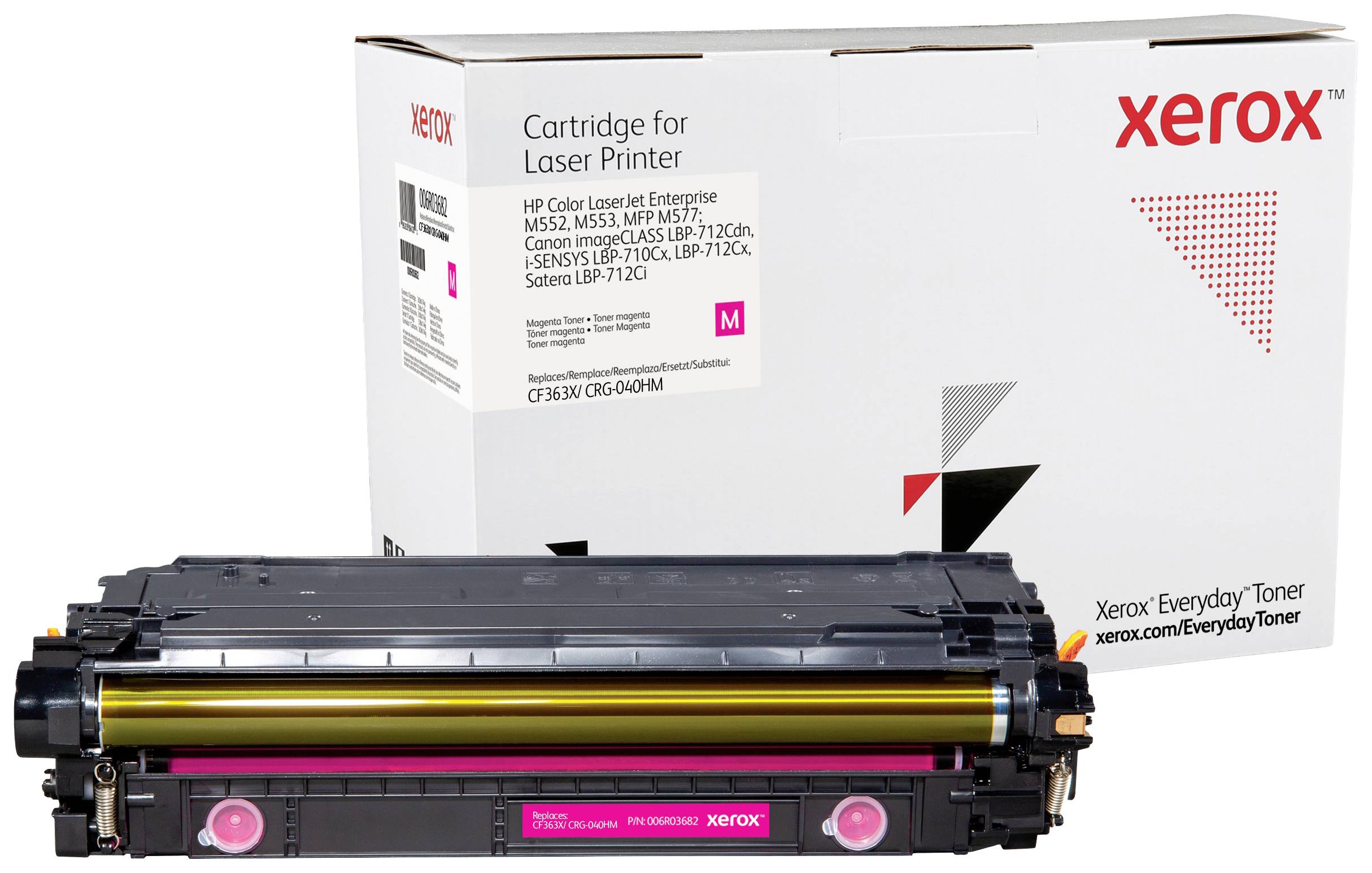 Xerox Toner remplace HP 508X (CF363X/ CRG-040HM) compatible magenta 9500 pages Everyday 006R03682