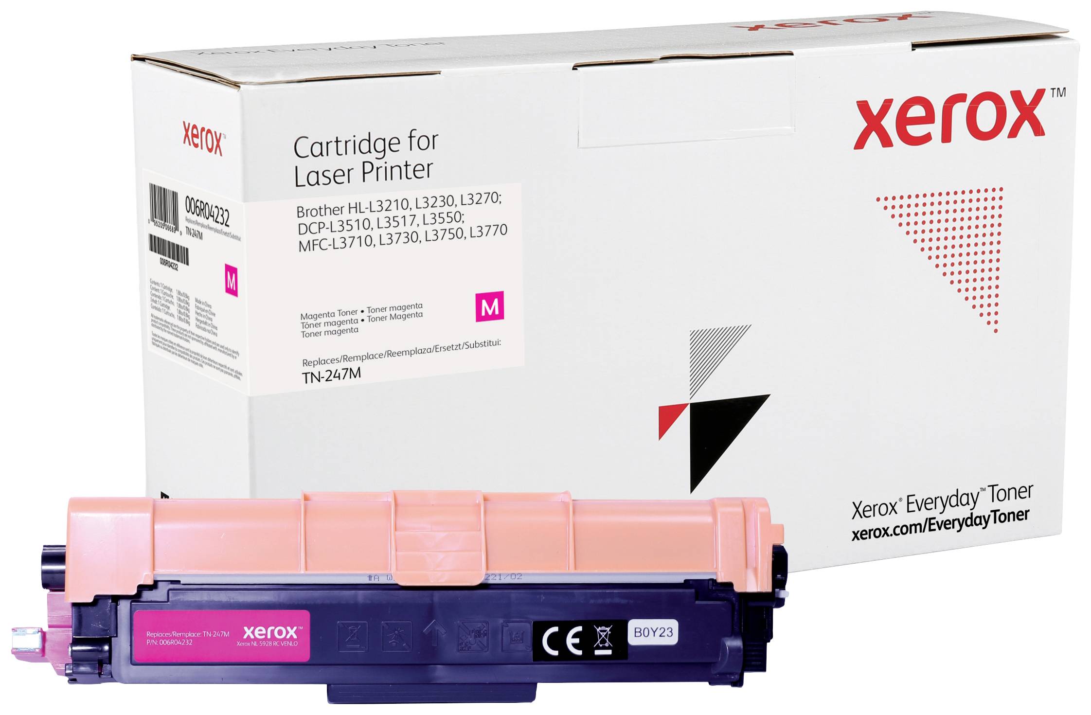 Xerox Toner remplace Brother TN-247M compatible magenta 2300 pages Everyday 006R04232