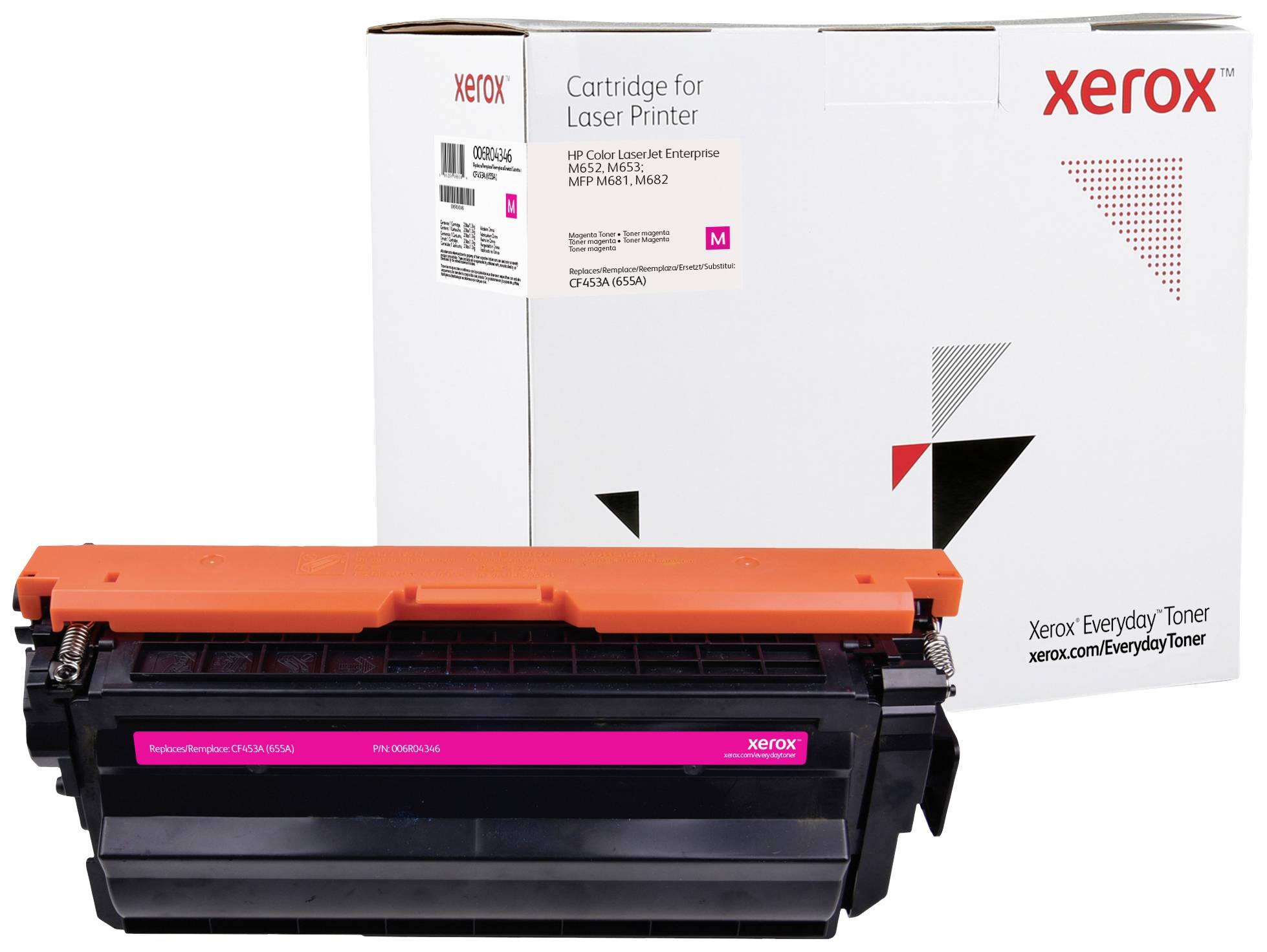 Xerox Toner remplace HP 655A (CF453A) compatible magenta 10500 pages Everyday 006R04346