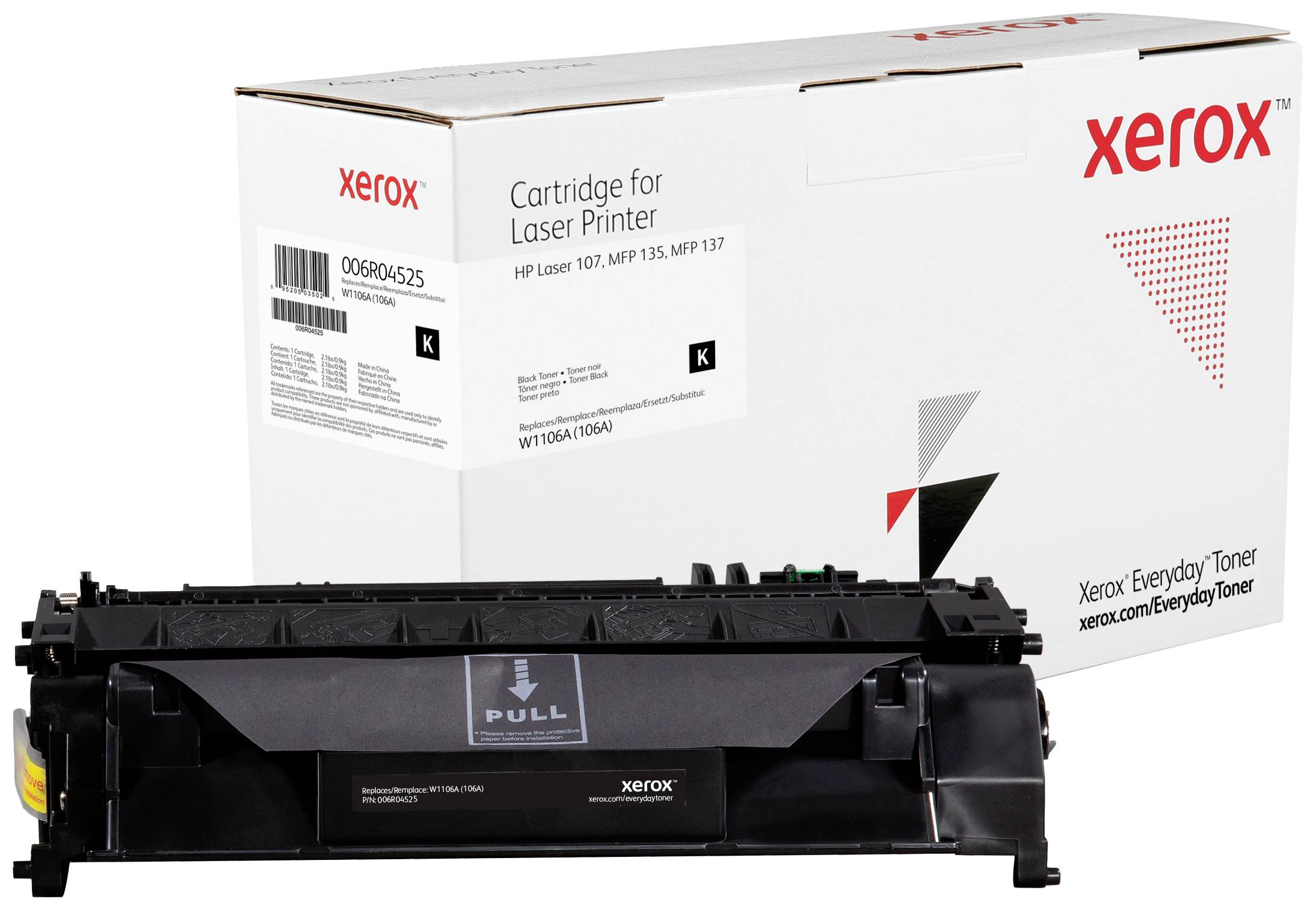 Xerox Toner remplace HP HP 106A (W1106A) compatible noir 1000 pages Everyday 006R04525