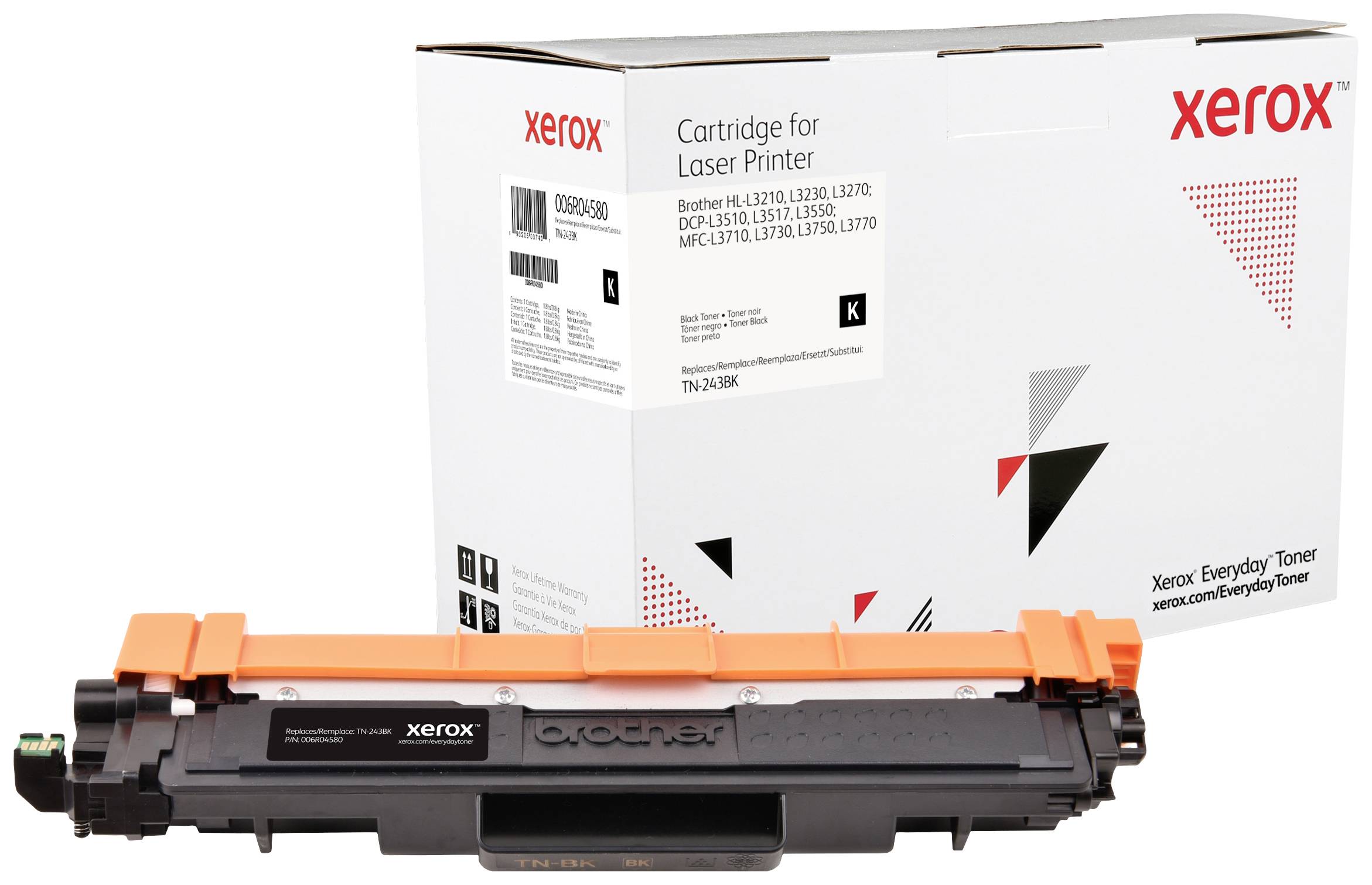 Xerox Toner remplace Brother TN-243BK compatible noir 1000 pages Everyday 006R04580