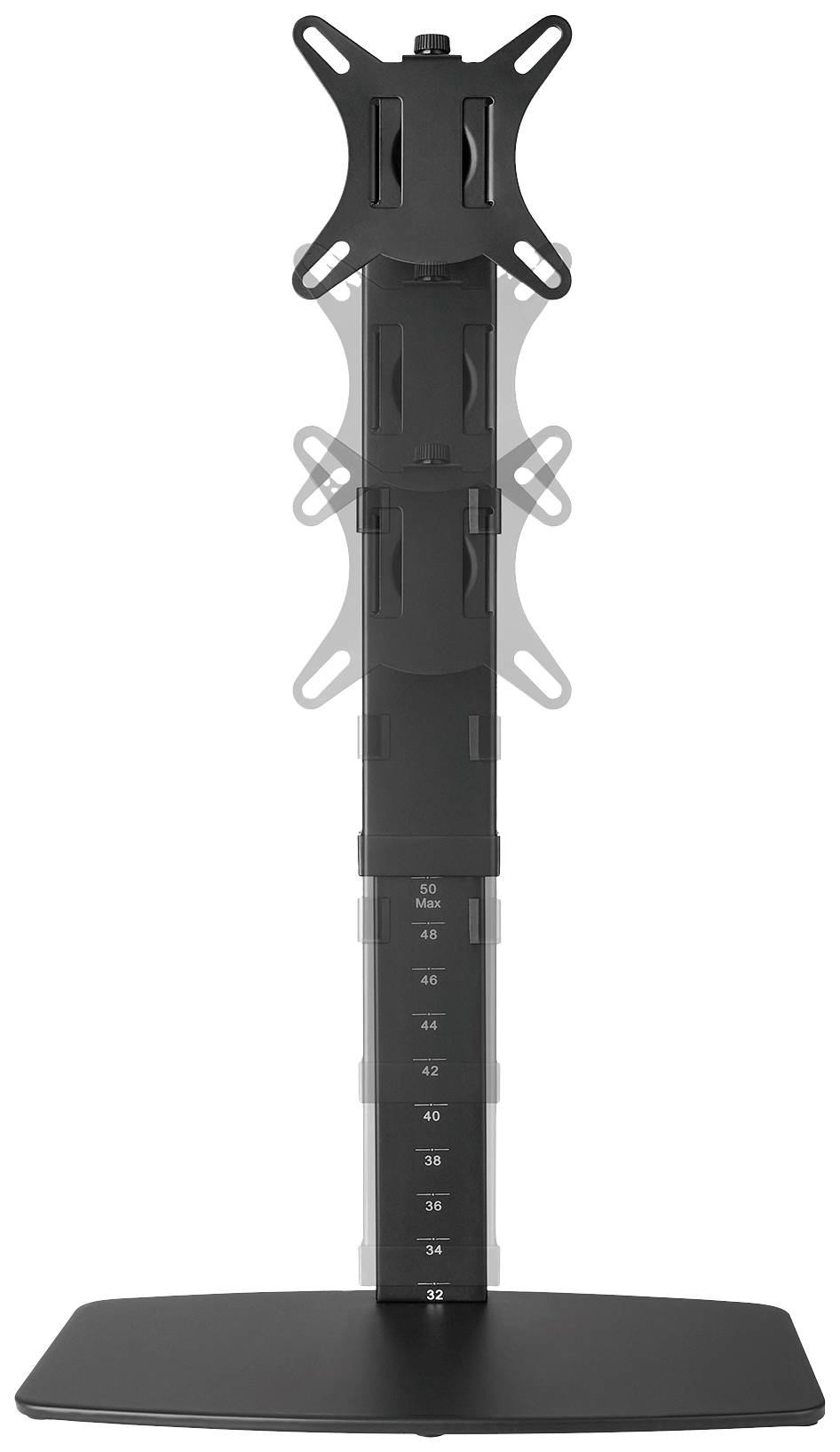 My Wall HL 55 L simple Support sur pied pour écran 43,2 cm (17") - 81,3 cm (32") noir réglable en hauteur