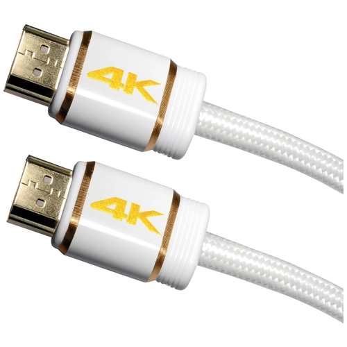Câble de raccordement Maxtrack HDMI Fiche mâle HDMI-A, Fiche mâle HDMI-A 2.00 m blanc C 216-2 L 4K UHD Câble HDMI Câble de raccordement Maxtrack HDMI Fiche mâle HDMI-A, Fiche mâle HDMI-A 2.00 m blanc C 216-2 L 4K UHD Câble HDMI
