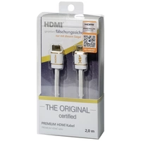 Câble de raccordement Maxtrack HDMI Fiche mâle HDMI-A, Fiche mâle HDMI-A 2.00 m blanc C 216-2 L 4K UHD Câble HDMI Câble de raccordement Maxtrack HDMI Fiche mâle HDMI-A, Fiche mâle HDMI-A 2.00 m blanc C 216-2 L 4K UHD Câble HDMI