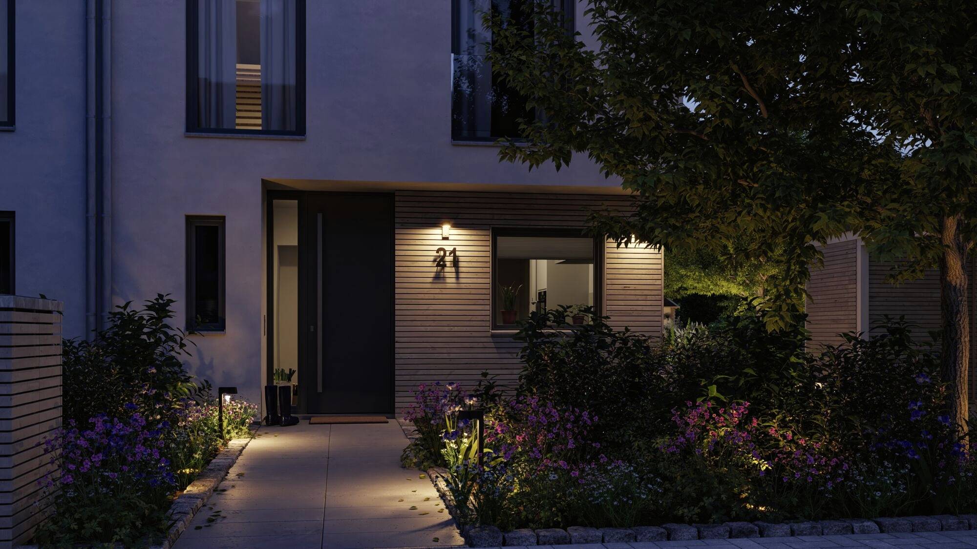 Éclairage d'allée Paulmann 94715 Capea 2200K LED 6 W noir