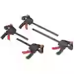 TOOLCRAFT TO-7870761 Serre-joint à une main, lot de 4 (15 cm et 30 cm) Envergure max.:300 mm Longueur: 300 mm, 450 mm Mesures TOOLCRAFT TO-7870761 Serre-joint à une main, lot de 4 (15 cm et 30 cm) Envergure max.:300 mm Longueur: 300 mm, 450 mm Mesures