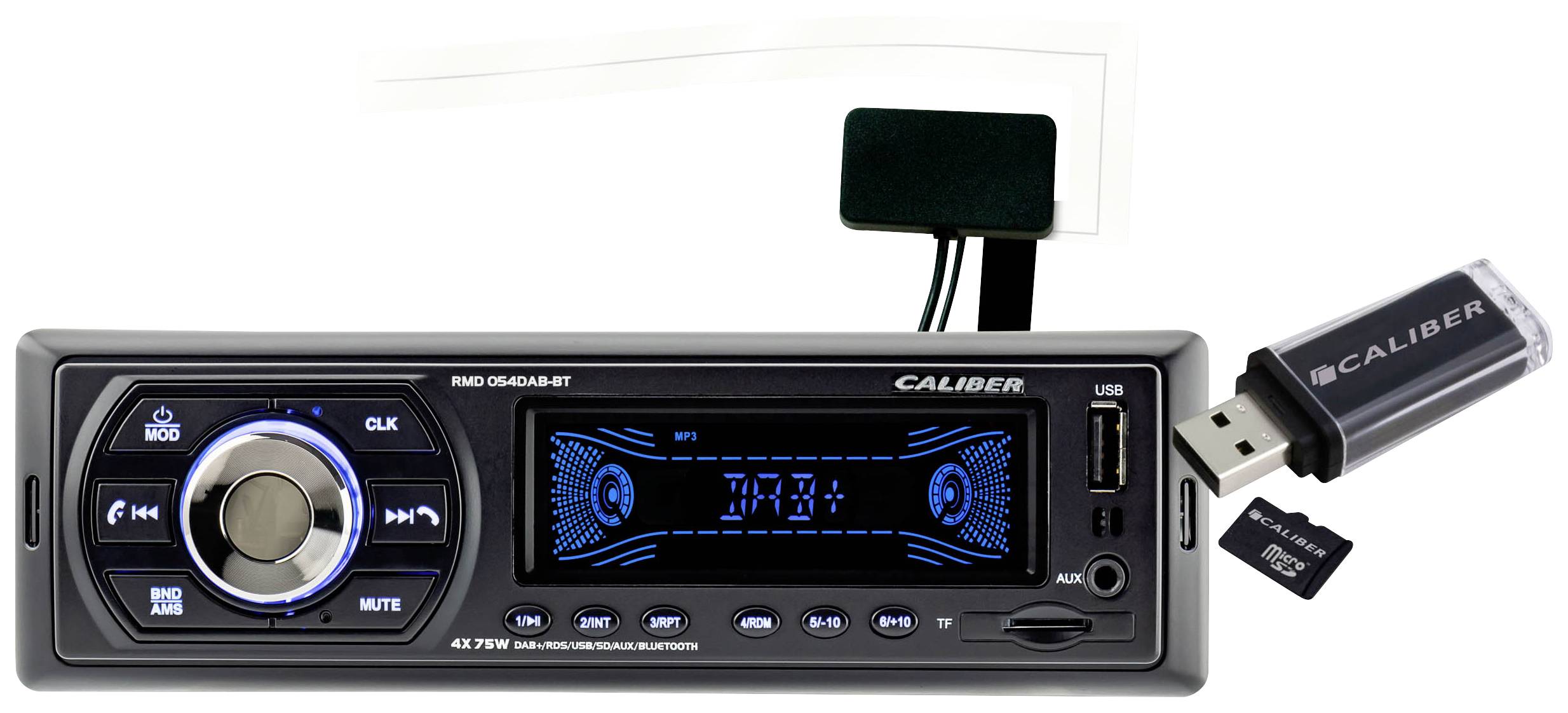 Caliber RMD054DAB-BT Autoradio kit mains libres bluetooth, tuner DAB+