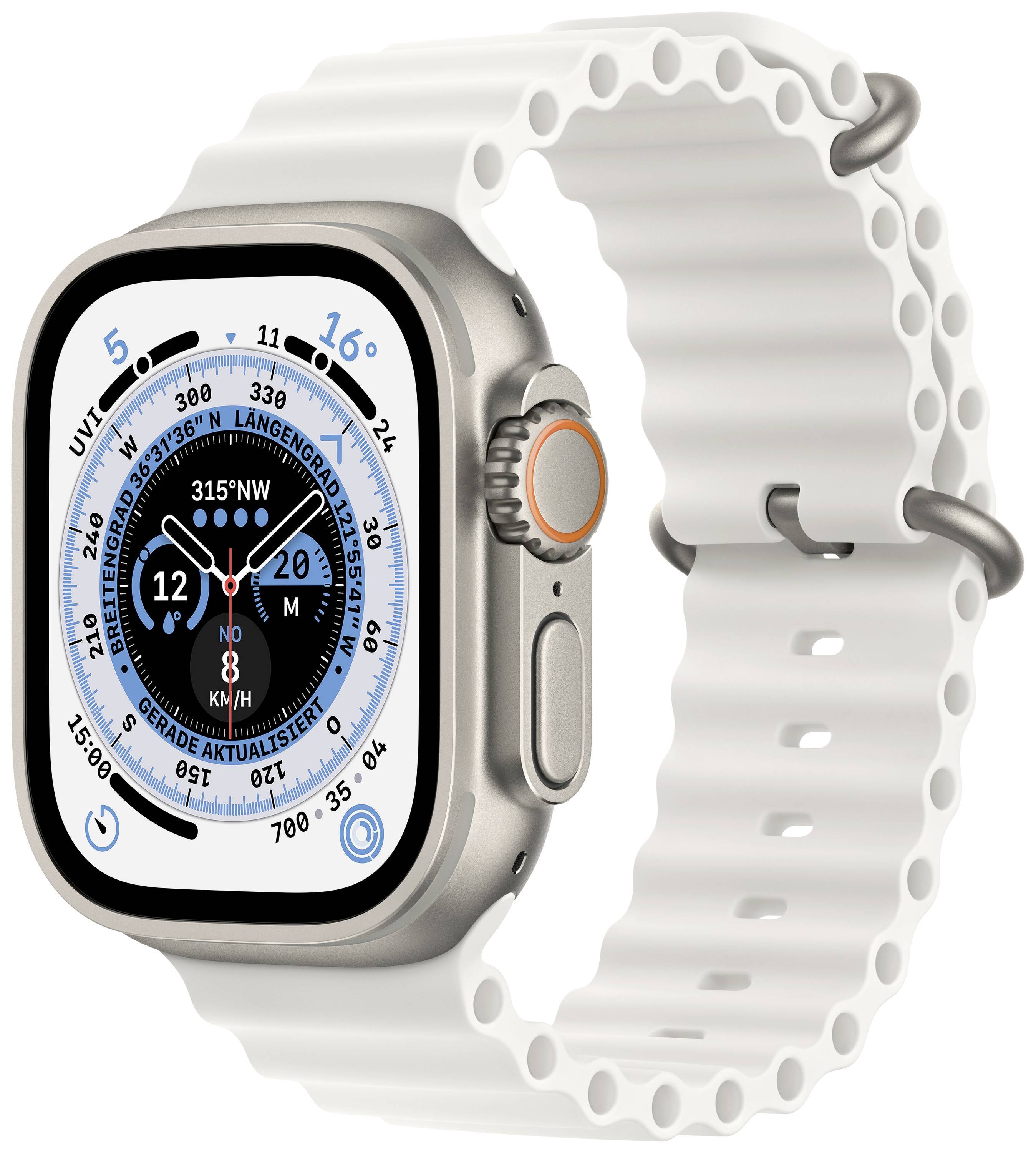 Apple Watch Ultra (1. Generation) Apple Watch 49 mm blanc