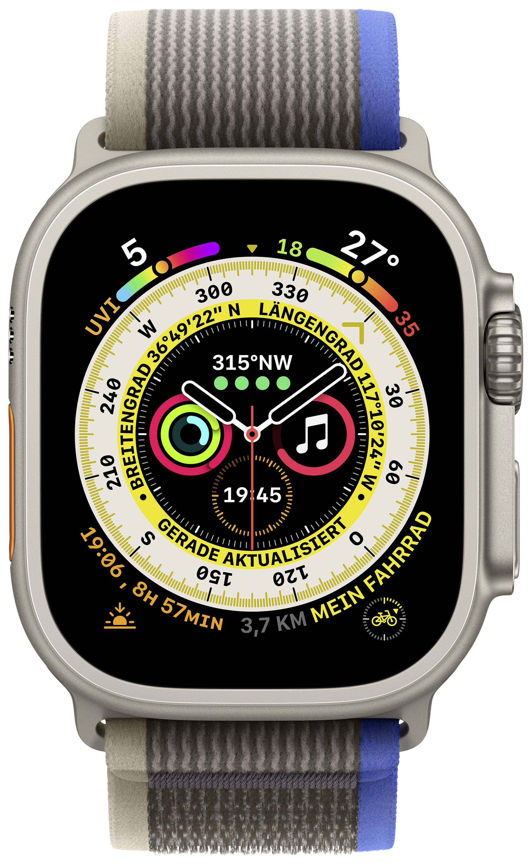 Apple Watch Ultra (1. Generation) Apple Watch 49 mm bleu, gris