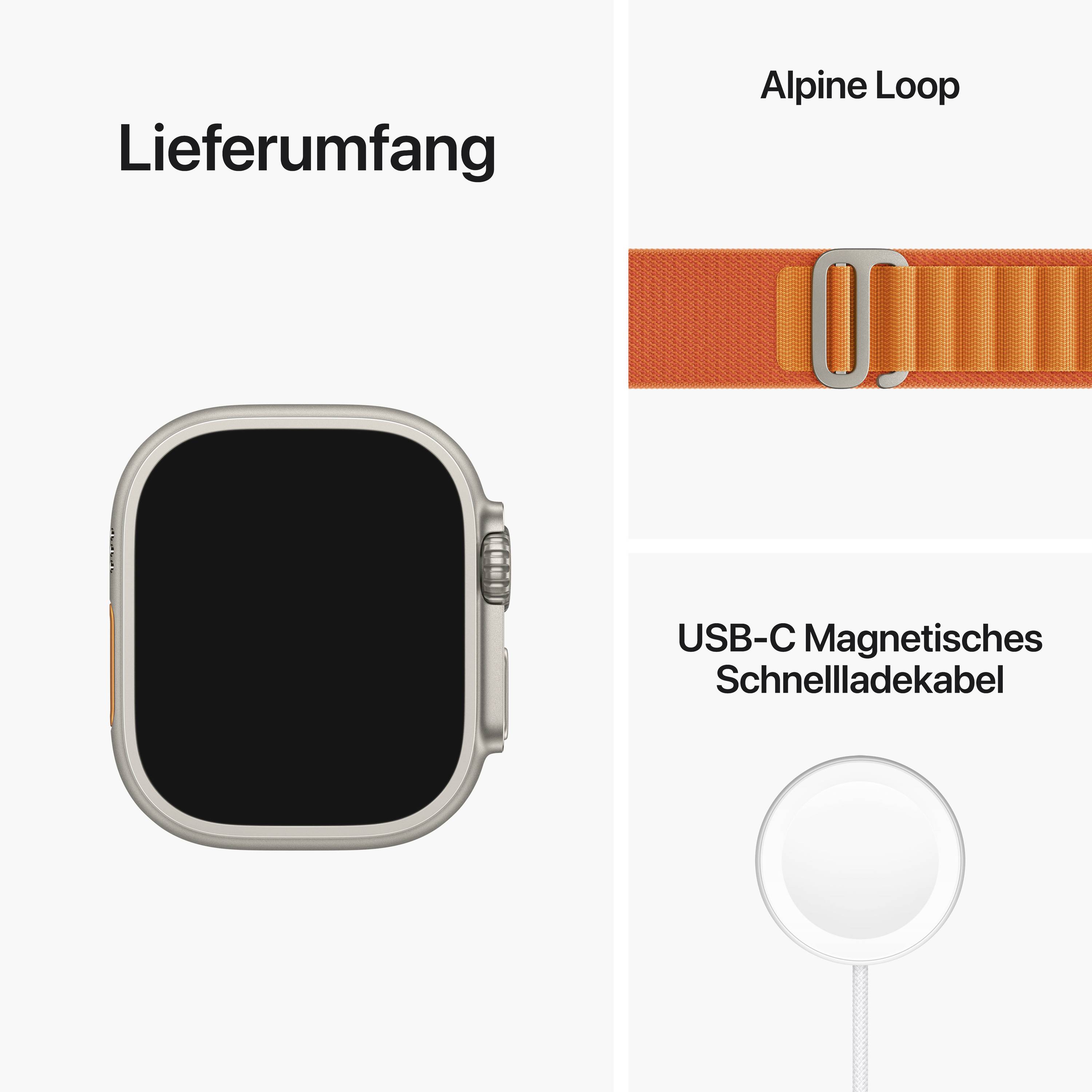 Apple Watch Ultra (1. Generation) Apple Watch 49 mm orange