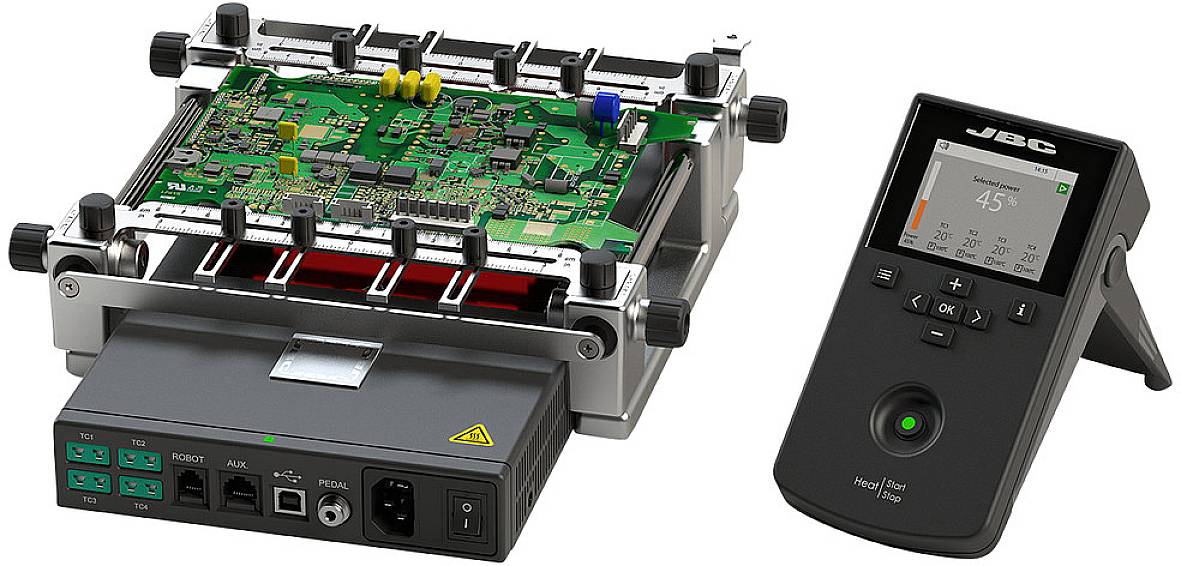 JBC Tools PHSE-2KB Platine de préchauffage infrarouge 500 W +50 à +250 °C