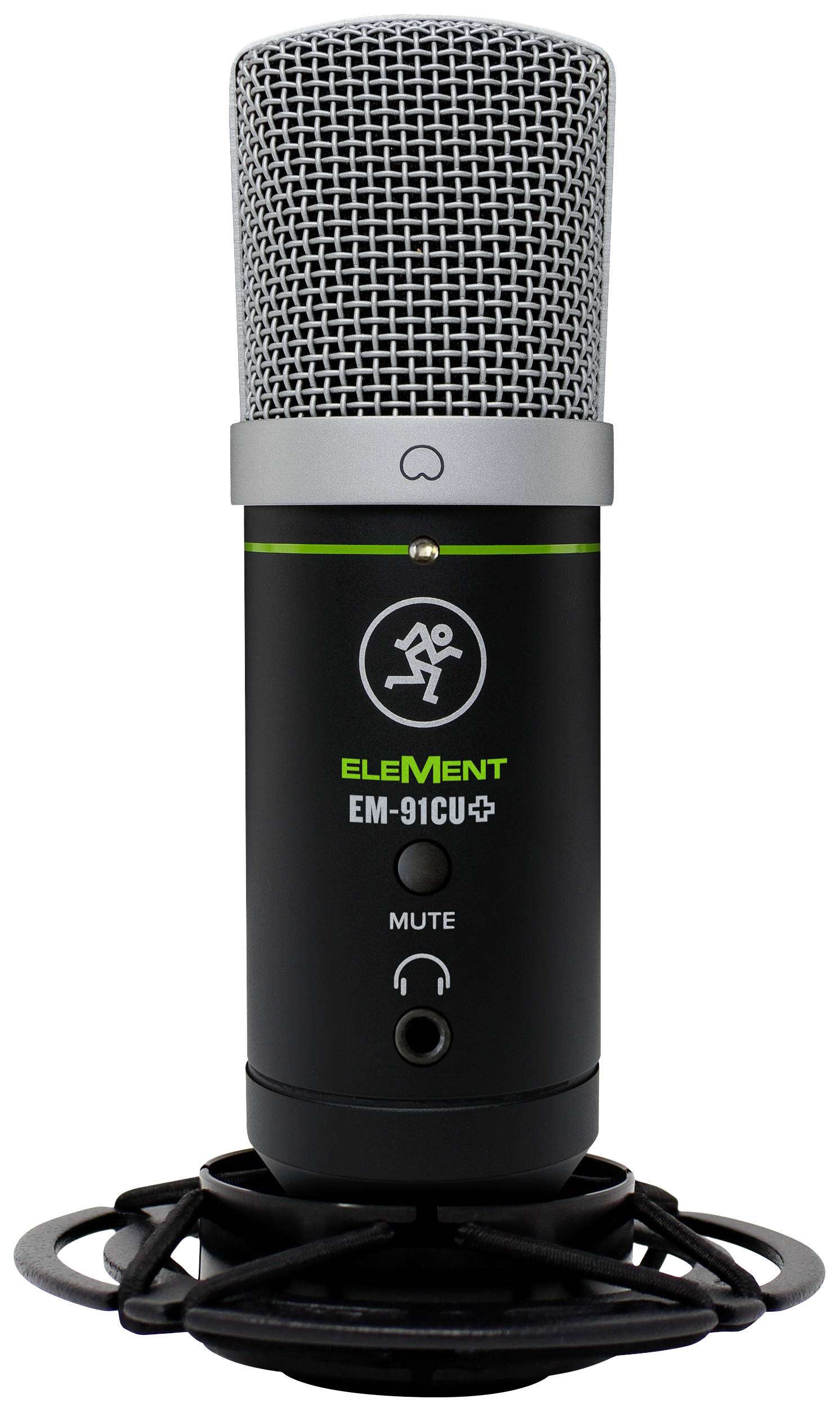 Mackie EM-91CU+ Sur pied Micro USB Type de transmission (détails):USB USB, casque (jack 3,5 mm) USB
