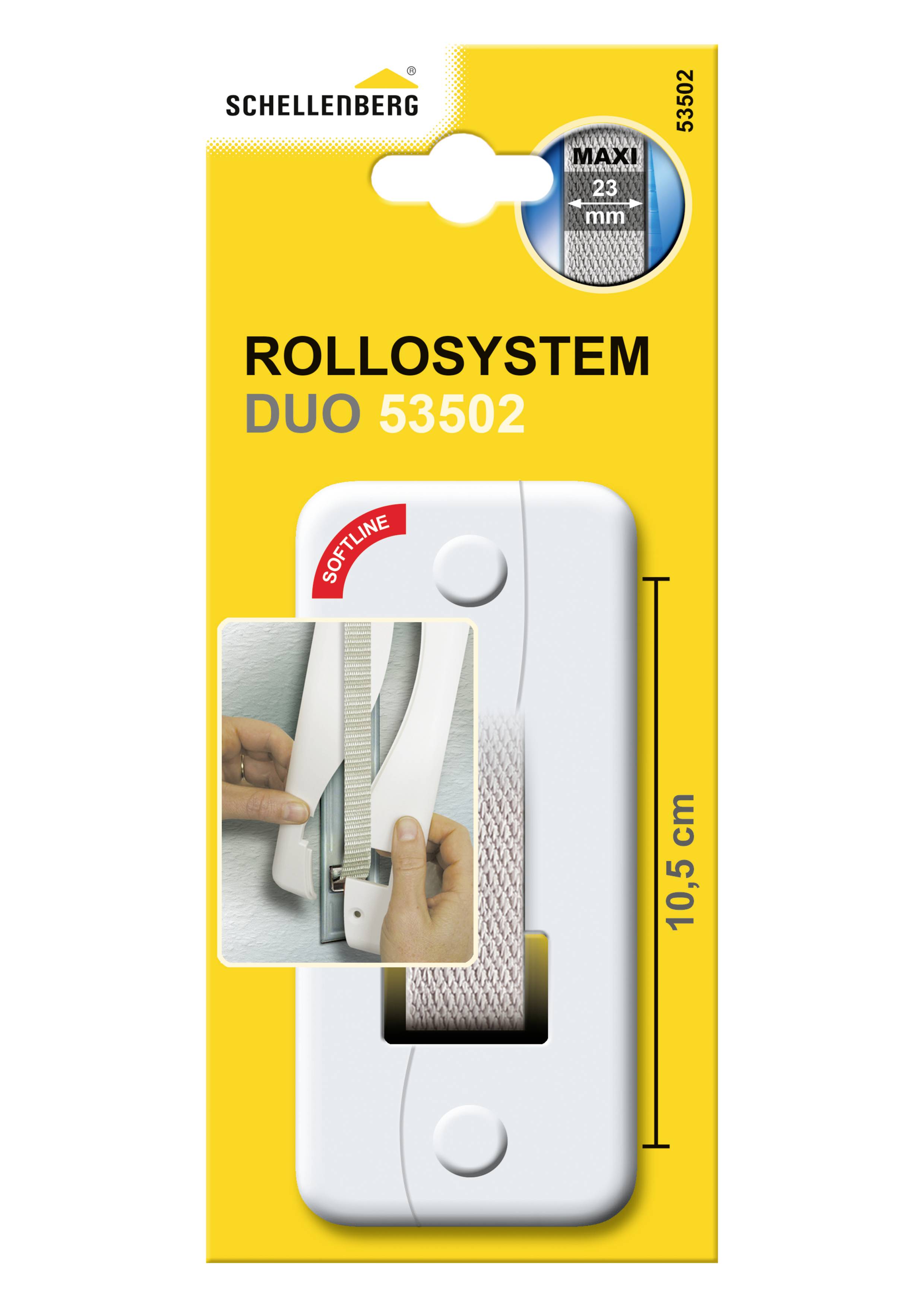 Schellenberg 53502 Plaque de recouvrement Adapté à (systèmes de volets roulants) Schellenberg Maxi