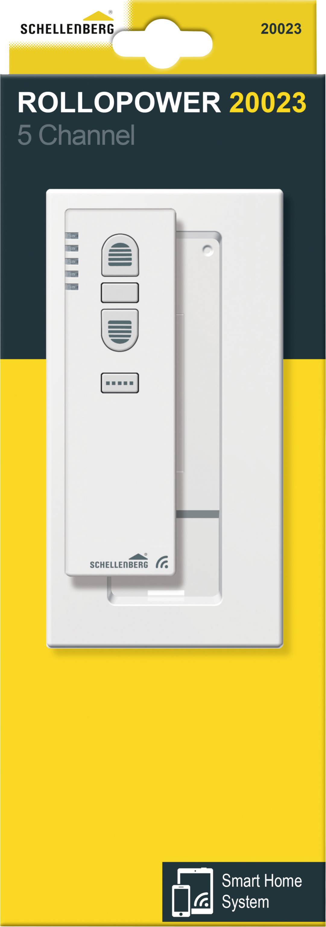 Schellenberg 20023 5 canaux Télécommande sans fil 868.4 MHz