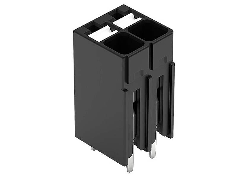 WAGO 2086-1102 Borne pour circuits imprimés 1.50 mm² Nombre de pôles 2 noir