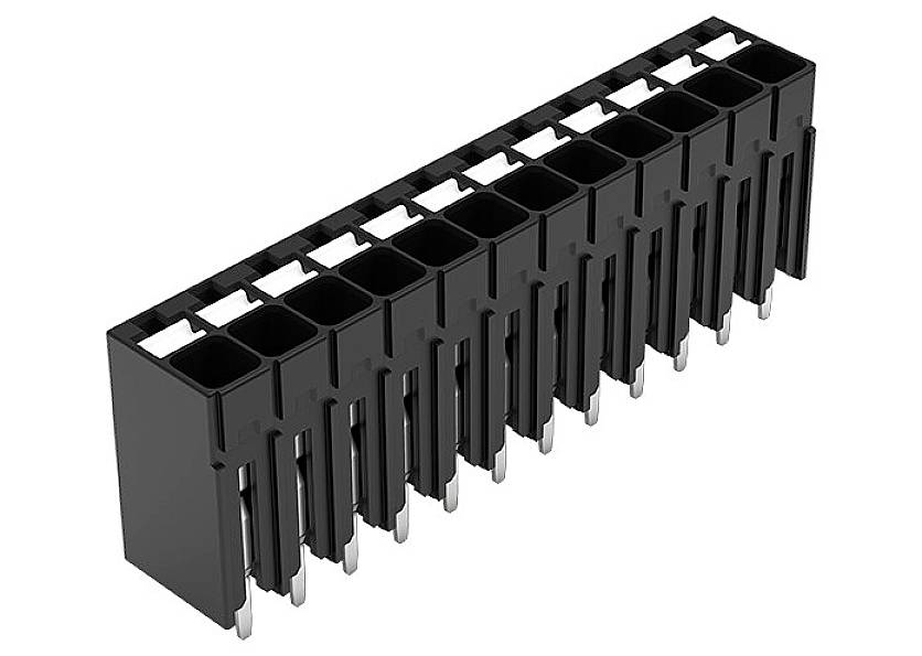 WAGO 2086-1112 Borne pour circuits imprimés 1.50 mm² Nombre de pôles 12 noir