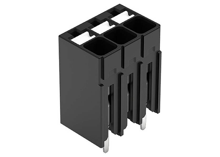 WAGO 2086-1123 Borne pour circuits imprimés 1.50 mm² Nombre de pôles 3 noir
