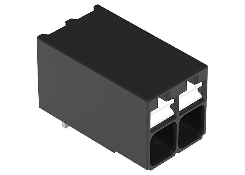 WAGO 2086-1222/300-000 Borne pour circuits imprimés 1.50 mm² Nombre de pôles 2 noir