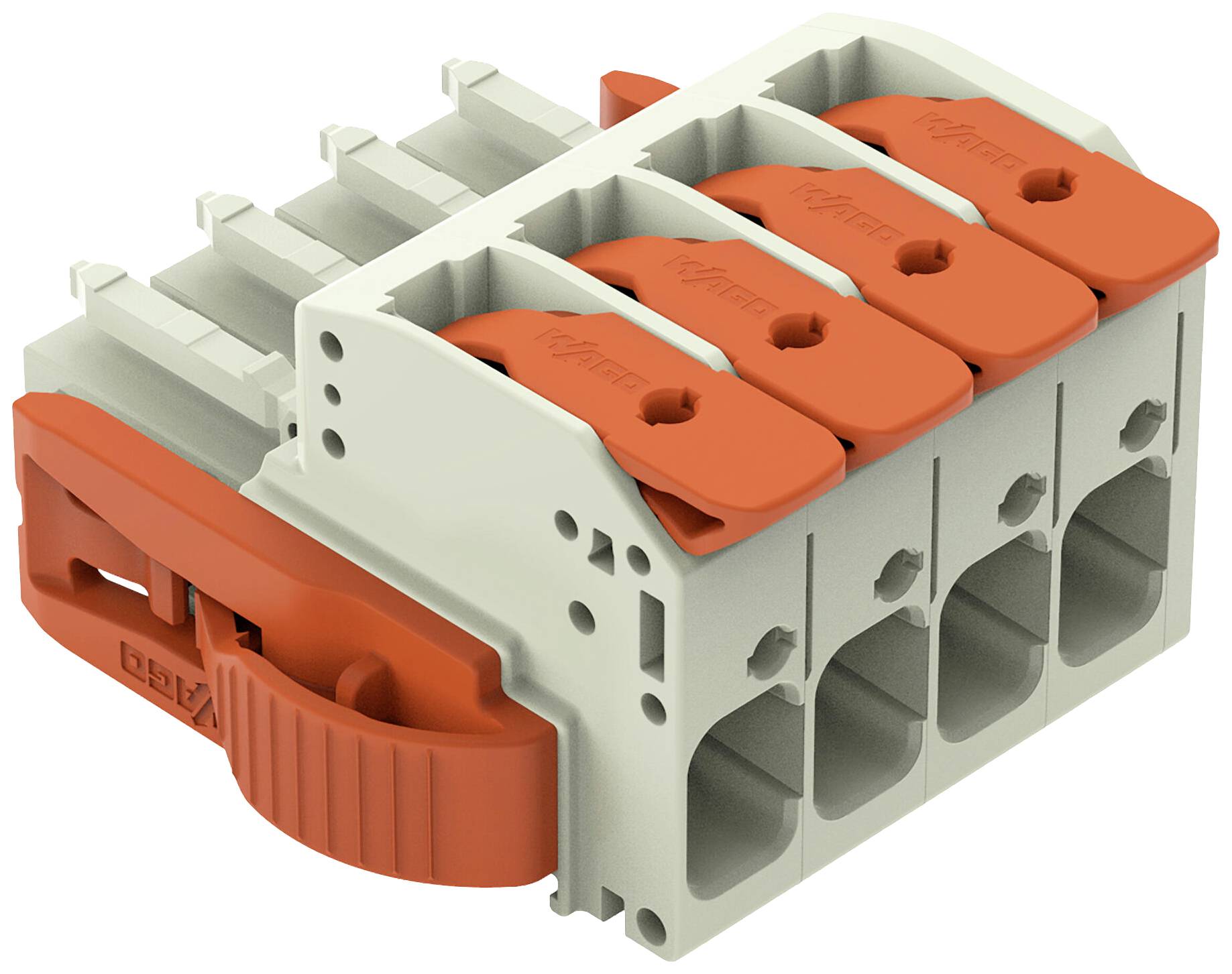 WAGO Boîtier femelle pour câble Pas: 7.62 mm 831-1104/038-000 12 pc(s)