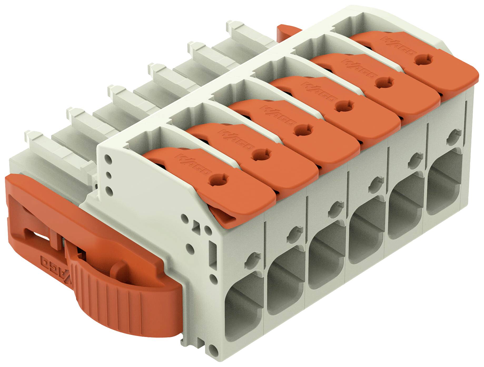 WAGO Boîtier femelle pour câble Pas: 7.62 mm 831-1106/038-000 12 pc(s)