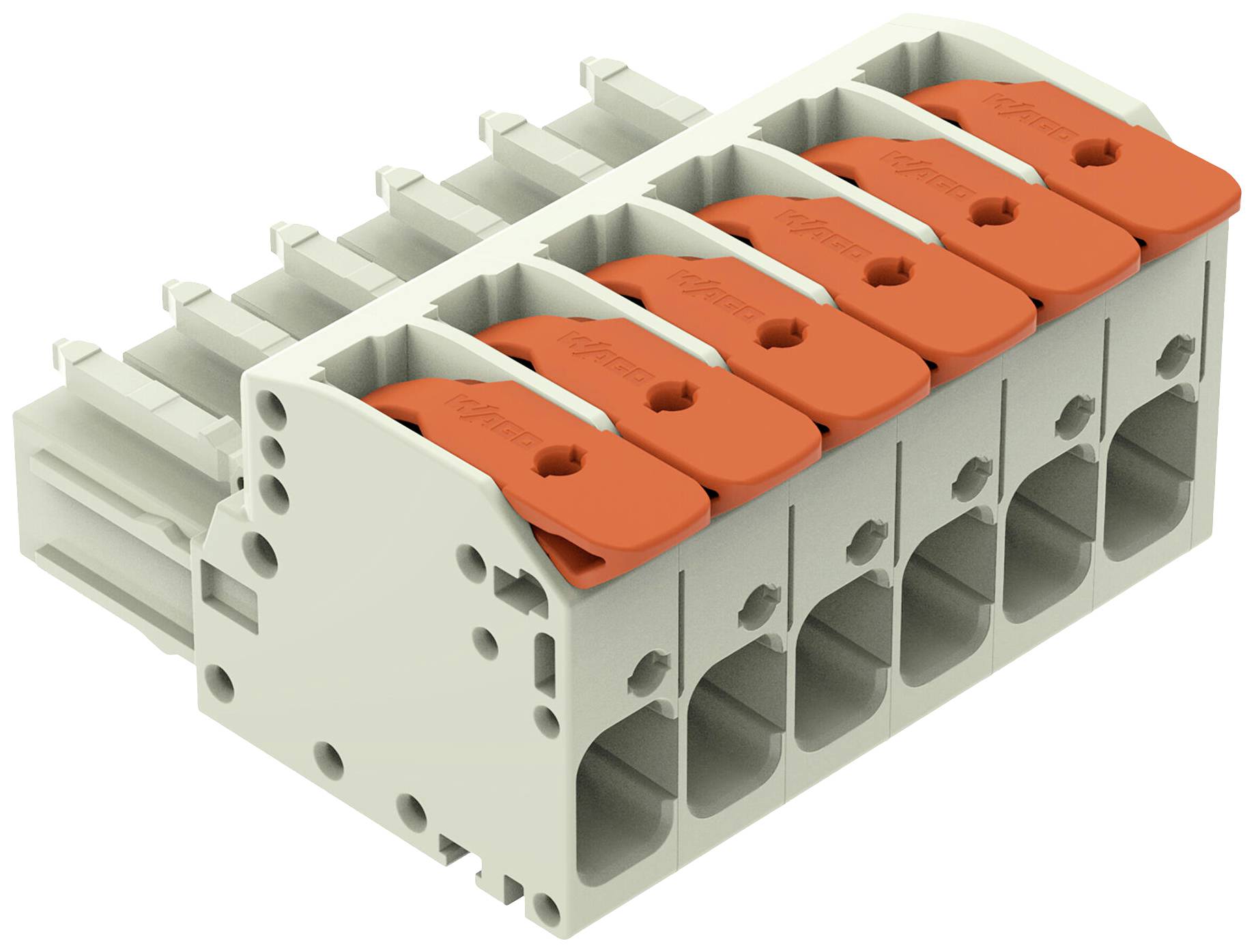 WAGO Boîtier femelle pour câble Pas: 7.62 mm 831-1106/322-000 12 pc(s)
