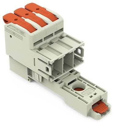 WAGO Barrette mâle (standard) Nbr total de pôles 3 Pas: 10.161 mm 832-1203/306-000 5 pc(s)