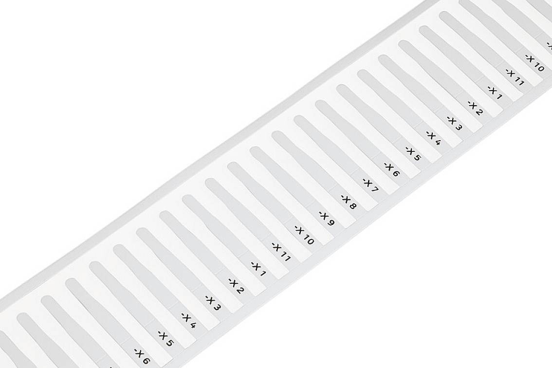 WAGO 211-811 211-811 Étiquettes pour imprimantes à transfert thermique blanc Nombre de marqueurs: 2500 2500 pc(s)
